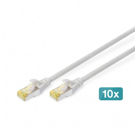 Digitus patch-kaablid CAT 6A S/FTP 5m, hall, 10 tk