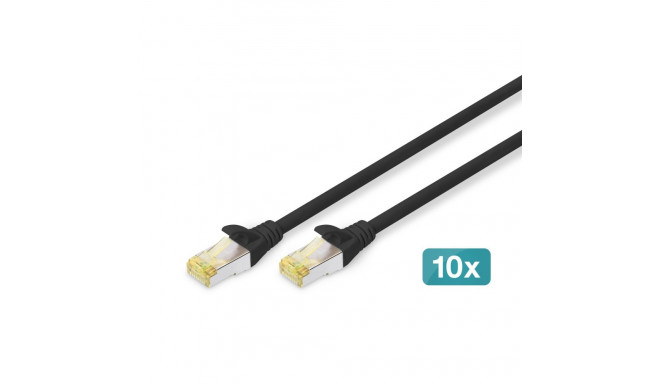 Digitus CAT 6A S/FTP patch cable, 10 pieces