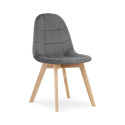 CHAIR BORA GREY 81.5X44.5X54
