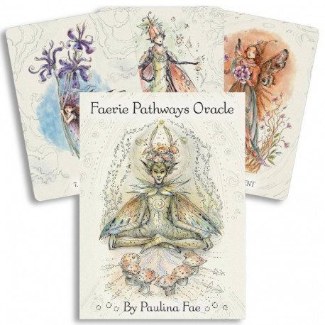 Oracle Card Deck - Faerie Pathways Oracle Cards With 70 Illustrations And Guidebook