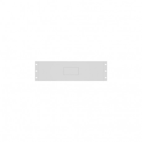 Rack Cabinet Drawer - Lanberg 19" 3U Steel Drawer 90 kg Load Capacity Grey