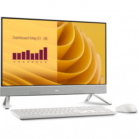 All-in-One Computer - Dell EC27250, Intel Core i5, 16 GB RAM, 512 GB SSD, Full HD, White