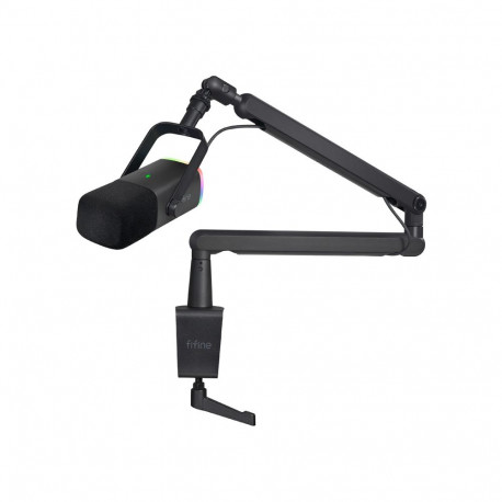 Microphone - Fifine TAM8 Dynamic USB/XLR Cardioid Vocal Instrument Black