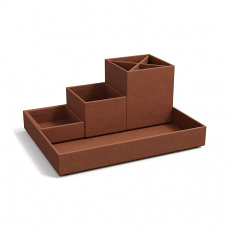 Kirjatarvete alus Lena Bigso Box, Re-Store Paper Laminate Sienna R12