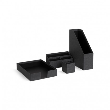 Laua organiseerimise komplekt Hugo Bigso Box, Canvas Paper Laminate Black C68