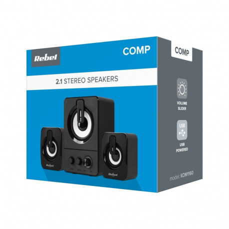 Rebel Comp PC kõlarid CS-50 2.1