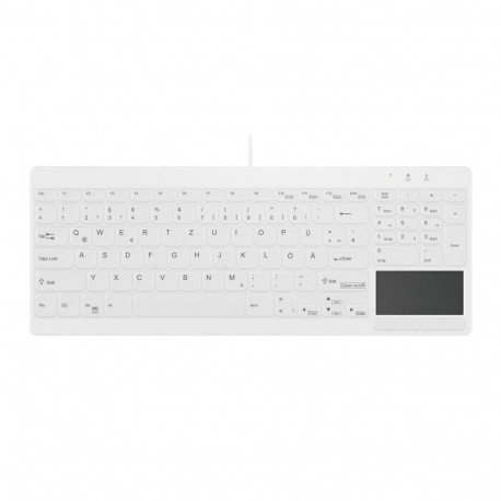Contour Design Active Key Contour QuickClean meditsiiniline klaviatuur IP68 puuteplaat kompaktne juh
