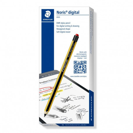 Staedtler puutepliiats 180M 22-1, must, kollane