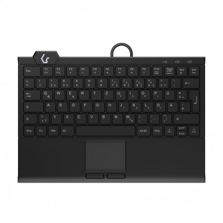 KeySonic KSK-5210ELU (DE) keyboard Home USB QWERTZ German Black