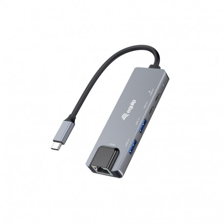 Equip multifunktsionaalne adapter 5 in 1 2.5GbE USB-A x 2 USB-C x 1 USB-C 100W USB PD