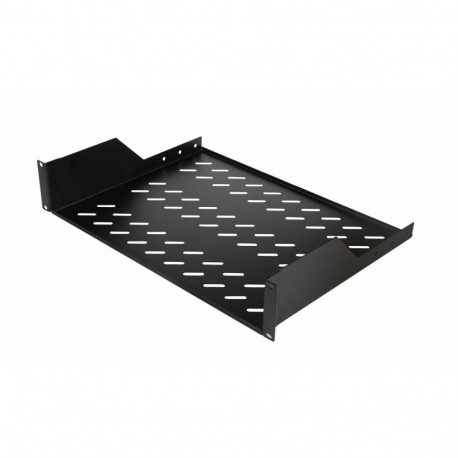 Equip fikseeritud riiul 19' 2U 800mm, must