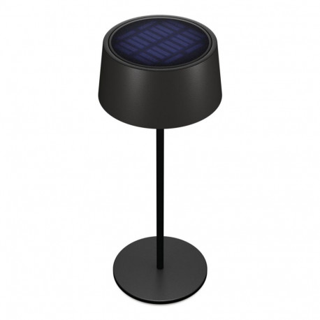 RealPower laualamp TableLight 300 LED päikesepatareiga 4W, must
