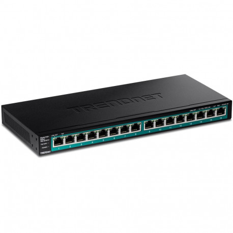 Trendnet võrgulüliti TPE-TG161H Gigabit Ethernet (10/100/1000) Power over Ethernet (PoE), must