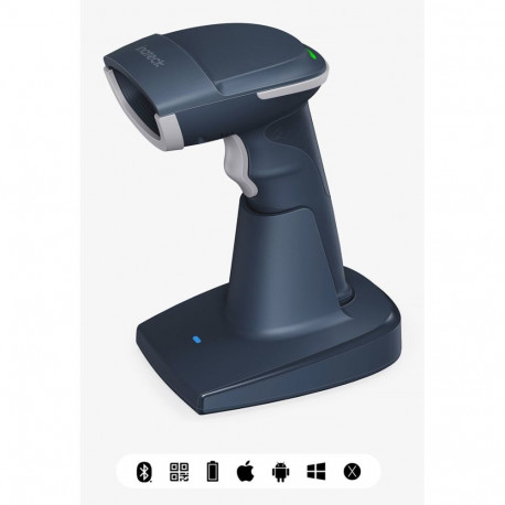 Inateck käeshoitav vöötkoodilugeja BCST-54 1D/2D CMOS, sinine, hall