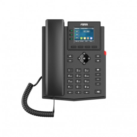 Fanvil IP-telefon X303-2 4-realine LCD-ekraan, must
