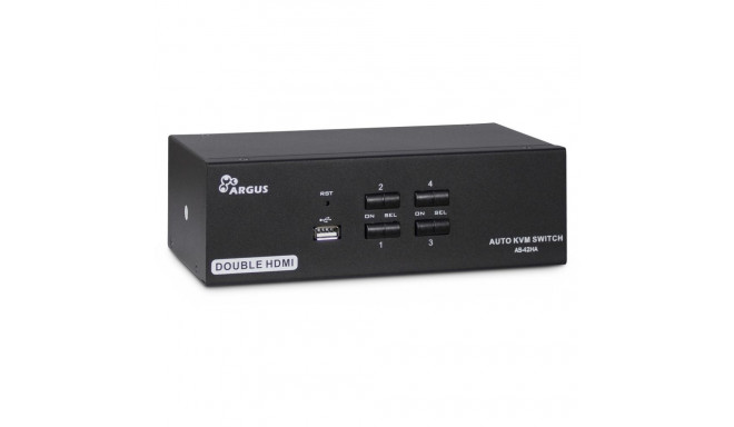 Inter-Tech kvm-lüliti AS-42HA HDMI, must