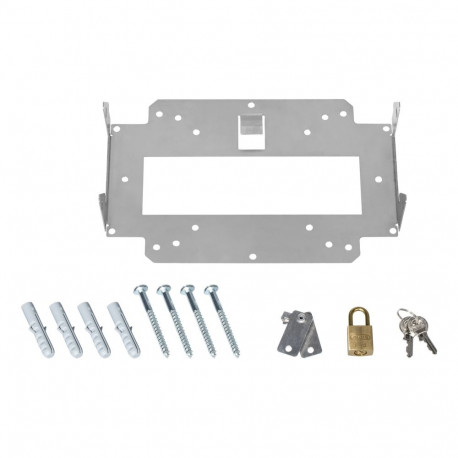 LANCOM Wall Mount + Lock (LN, Bulk 10) Metallic
