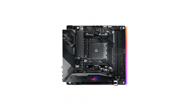 Asus ROG STRIX X570-I GAMING | Processor family AMD | Processor socket AM4 | DDR4 | Supported hard d