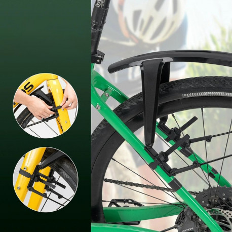 Rockbros FK-892 Off-Road Adjustable Bicycle Fenders - Black