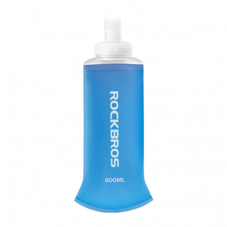 Rockbros 35210027002 soft flask running water bottle 500 ml - blue