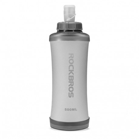 Rockbros 350017001 soft flask running water bottle 500 ml - white