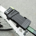 Rockbros 829 Folding Code Bike Lock - Black
