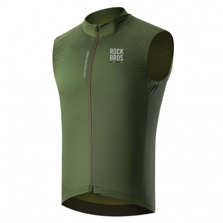 Rockbros TLMJ003-01 ROAD TO SKY men's lightweight breathable cycling vest M - green