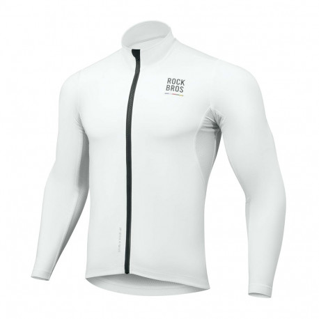 Rockbrs TLWT001 ROAD TO SKY cycling sweatshirt, windproof, insulated, S - white