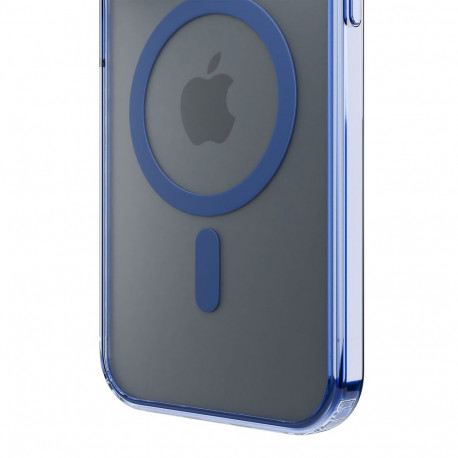 3mk Frosty MagCase Blue Case for Apple iPhone 16 Pro - Transparent