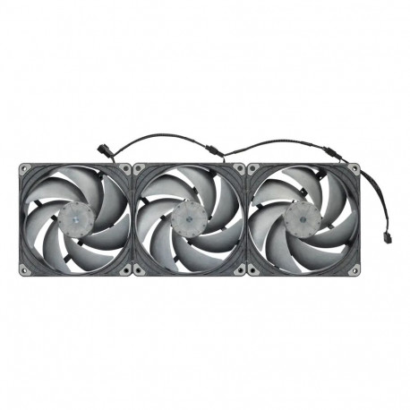 Phanteks T30 PWM 140mm Fan, Pack of 3 - Black