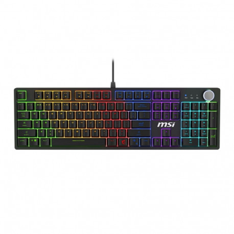 MSI mänguri klaviatuur FORGE GK320 RED USB QWERTY English, must