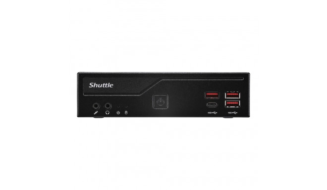 Shuttle Slim PC DB860 , S1851, 2x HDMI, 1x DP, 1x USB-C (DP), 1x 2.5", 1x M.2, 2x LAN (Intel 1G + 2.
