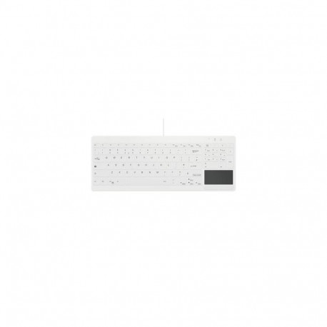 Contour Design Active Key Contour QuickClean Medical Keyboard IP68 Touchpad Compact Wired White UK C