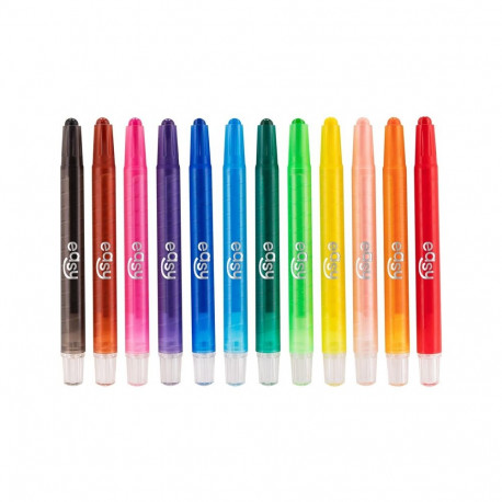 WAXCRAYONS keeratavad vahakriidid 12 värvi