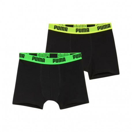 Bokserki dla dzieci Puma Everyday Basic 2 pak czarne 938971 03 140cm
