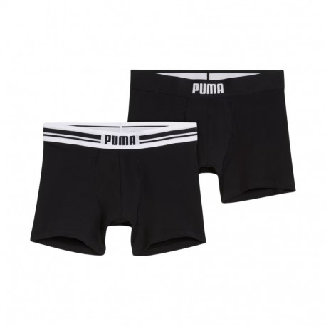 Bokserki męskie Puma Everyday Placed Logo 2 pak czarne 938476 01 S