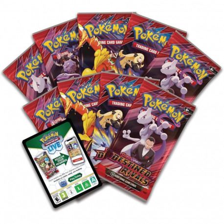 Trading Card Game - Pokémon Scarlet & Violet: Destined Rivals Elite Trainer Box, 10 Booster Packs, P