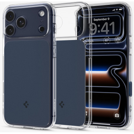 Spigen kaitseümbris Ultra Hybrid T Mag Fit Apple iPhone 17 Pro Max, läbipaistev/sinine