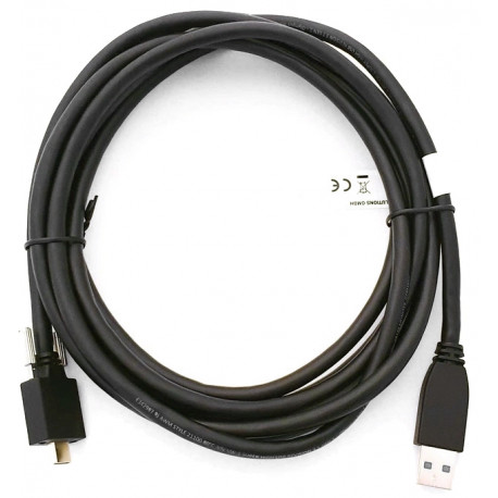 Olympus kaabel USB-A - USB-C 2,9m, must