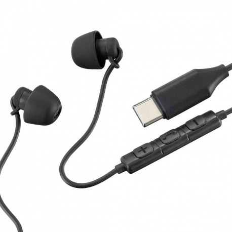 Calm kõrvasisesed kõrvaklapid usb-c, must
