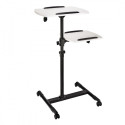 Projector stand with two shelves