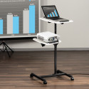 Projector stand with two shelves