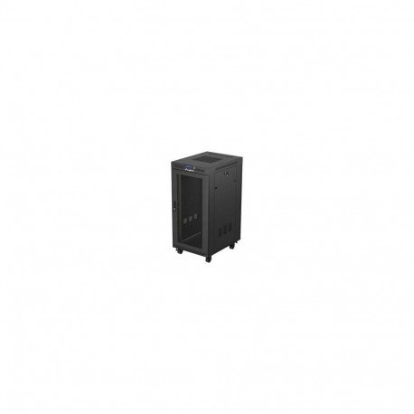 Lanberg serverikapp 19inch 24U 600x800 eraldiseisev võrkuksega LCD osadena tarnitav V2, must