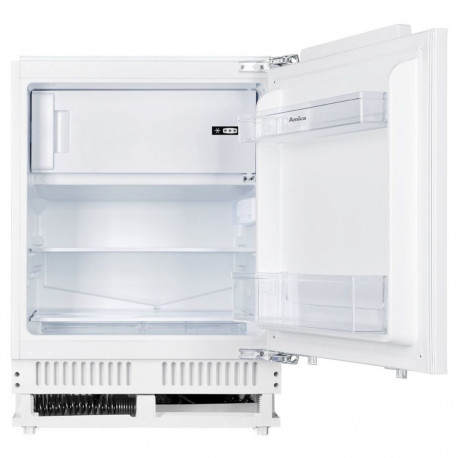 AMICA UM130.3i(E) 111-litre built-in under-counter fridge, White