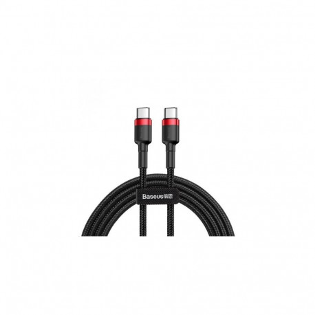 Baseus USB-kaabel Cafule 2m USB C, must, punane
