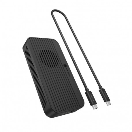 ICY BOX Diamond Case 1980 M.2 NVMe SSD enclosure with Thunderbolt 5 technology and a transfer speed 