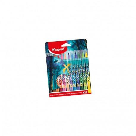 Viltpliiats ColorPeps Dragon 12 värvi, Maped