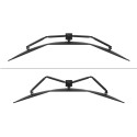 Desk mount for 3 monitors 10-27"