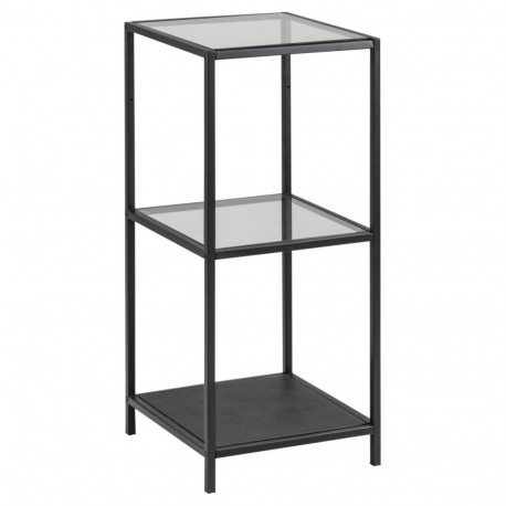 Riiul SEAFORD 35x37x82,5 cm, must/selge