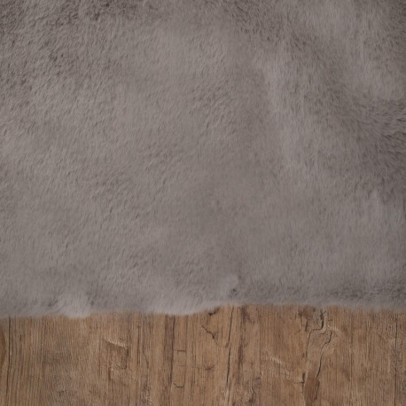 FAKE RABBIT 80X150CM RECTANGLE L. GREY